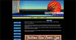 Desktop Screenshot of eastpointsigns.com