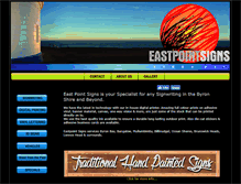 Tablet Screenshot of eastpointsigns.com